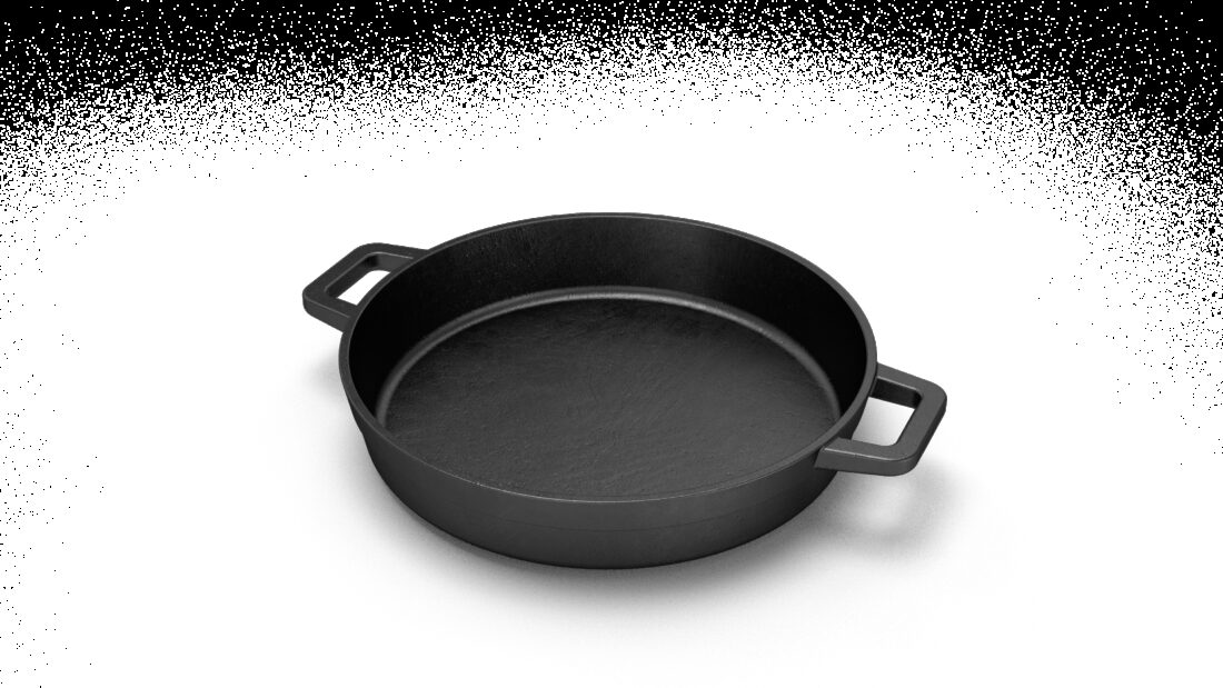 The Bastard Fry Pan cast iron