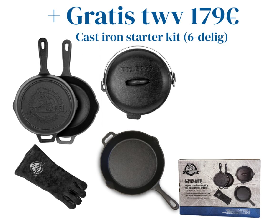 Pit Boss Cast Iron Starters Kit