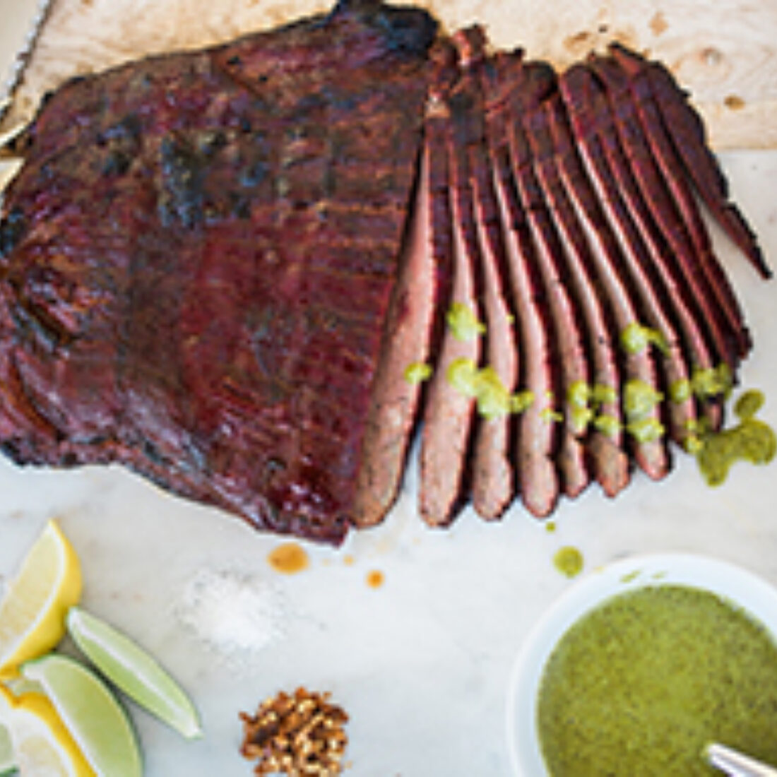 Steak met chimichurrisaus